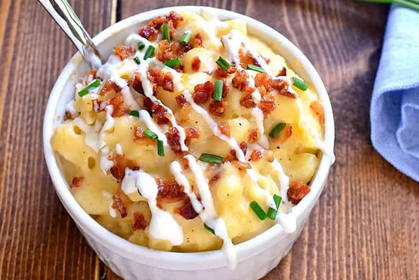loaded mac and cheese